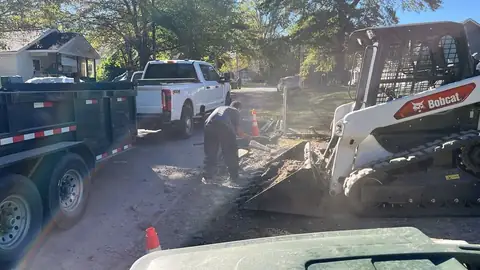 Concrete demolition and haul-off